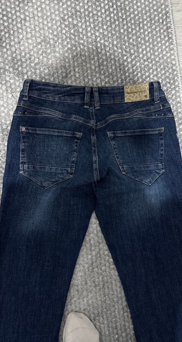 Lacivert Kadın Kot Pantolon - Görsel 4