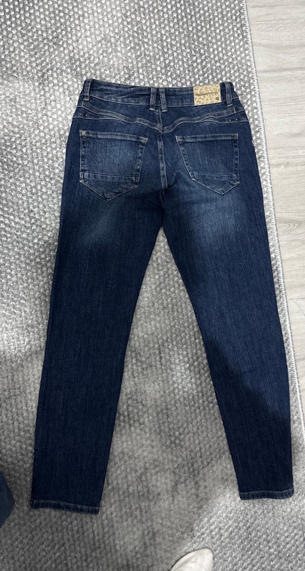 Lacivert Kadın Kot Pantolon - Görsel 3