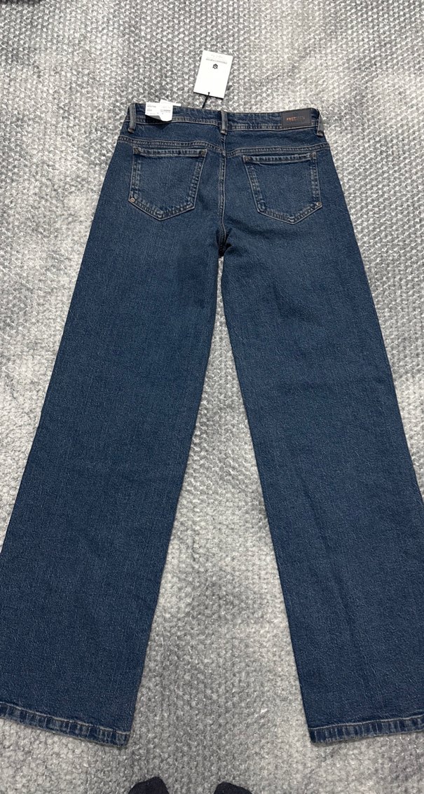 Kadın Denim Geniş paça pantolon - Görsel 3