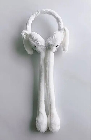 Hareketli Tavşan Kulaklı Peluş Kulaklık - Görsel 7