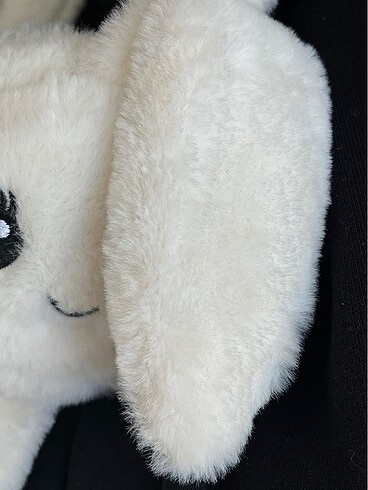Beden Hareketli Tavşan Kulaklı Peluş Kulaklık
