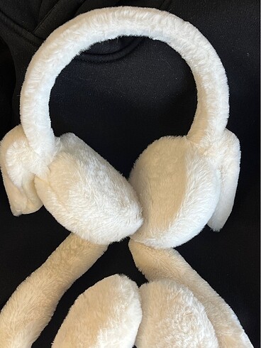 Hareketli Tavşan Kulaklı Peluş Kulaklık - Görsel 5