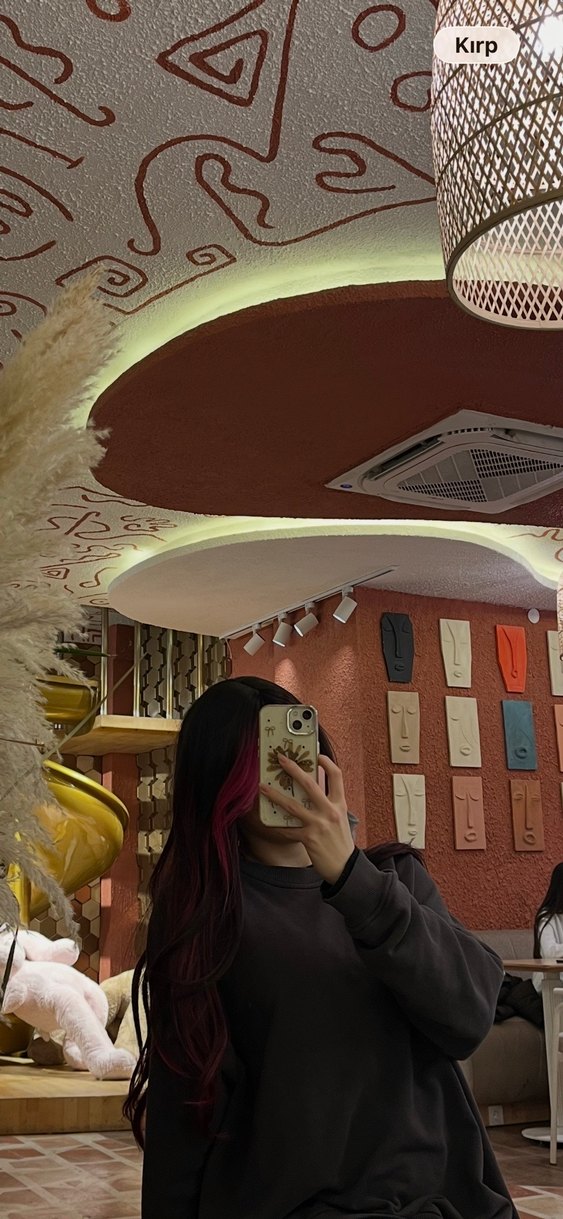 Pembe Siyah Uzun peruk - Görsel 2