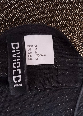 Kahverengi simli üst m beden - Görsel 4