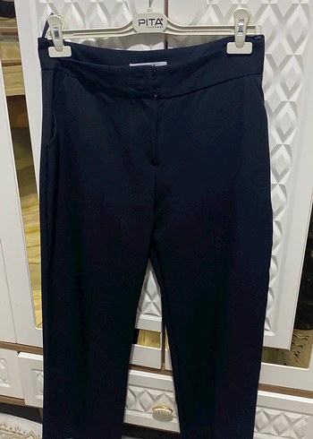 Düğmeli Siyah Kadın Blazer Ceket - Görsel 4