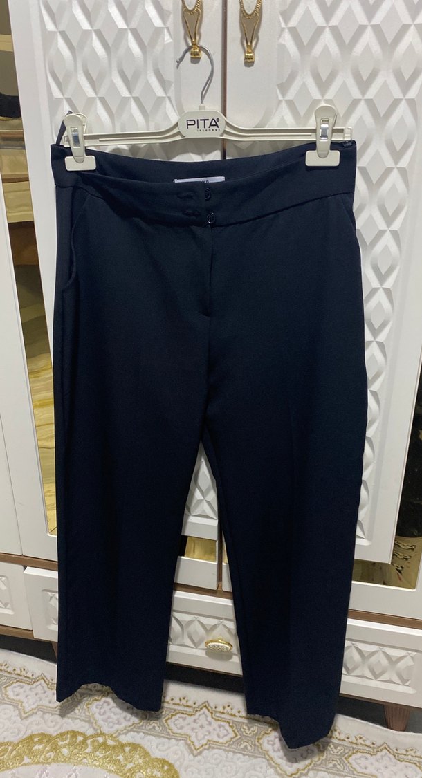 Düğmeli Siyah Kadın Blazer Ceket - Görsel 4