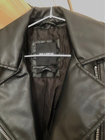 Pull and Bear Deri ceket Pull Bear