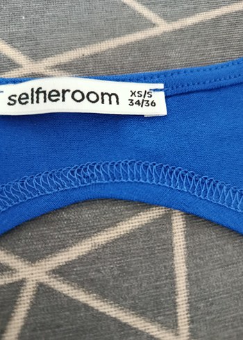 xs Beden Mavi Mini Kadın Elbise