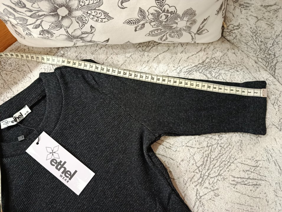 Antrasit renk ikili takım bol paça kaşkorse esnek kumaş - Görsel 3