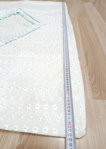 Nakışlı Beyaz Bebek nevresim - Görsel 4