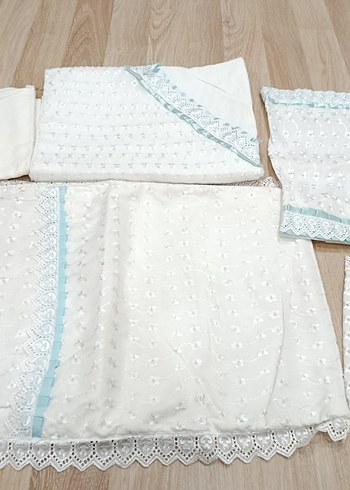 Nakışlı Beyaz Bebek nevresim - Görsel 2