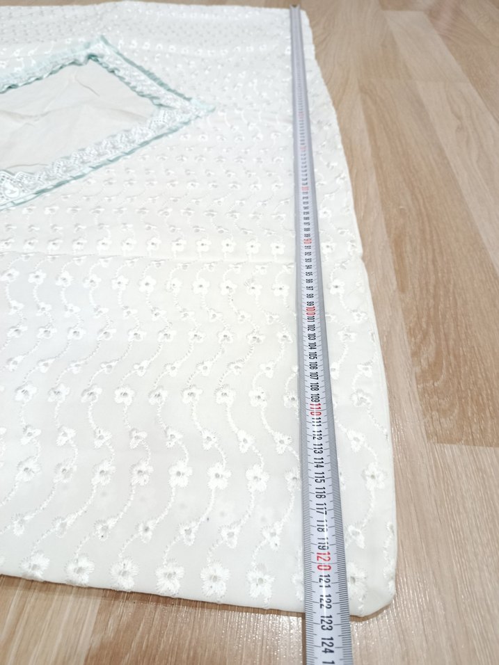 Nakışlı Beyaz Bebek nevresim - Görsel 4