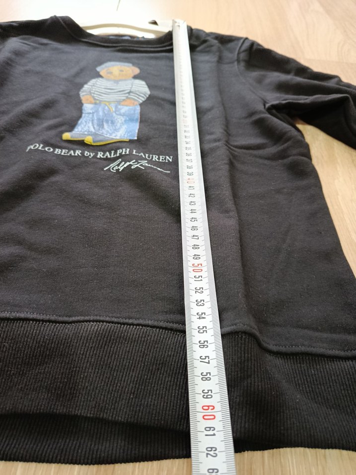 Erkek Siyah Pamuklu Sweatshirt - Görsel 4