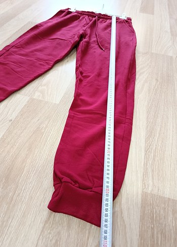 Bordo Salaş Kadın Eşofman Altı - Görsel 3