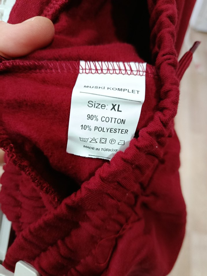 Bordo Salaş Kadın Eşofman Altı - Görsel 2