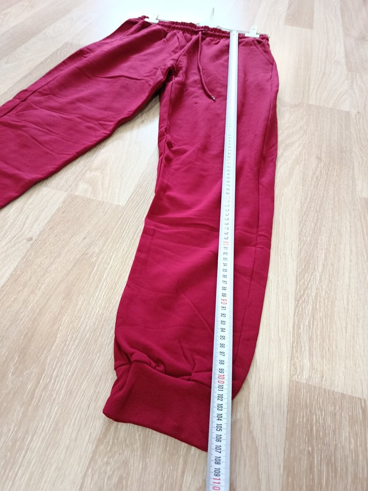 Bordo Salaş Kadın Eşofman Altı - Görsel 3