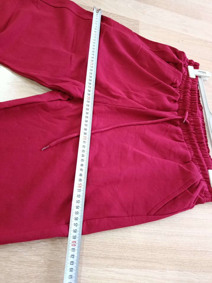 Bordo Salaş Kadın Eşofman Altı - Görsel 4