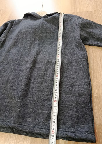 Erkek Çocuk Gri Denim Sweatshirt - Görsel 3