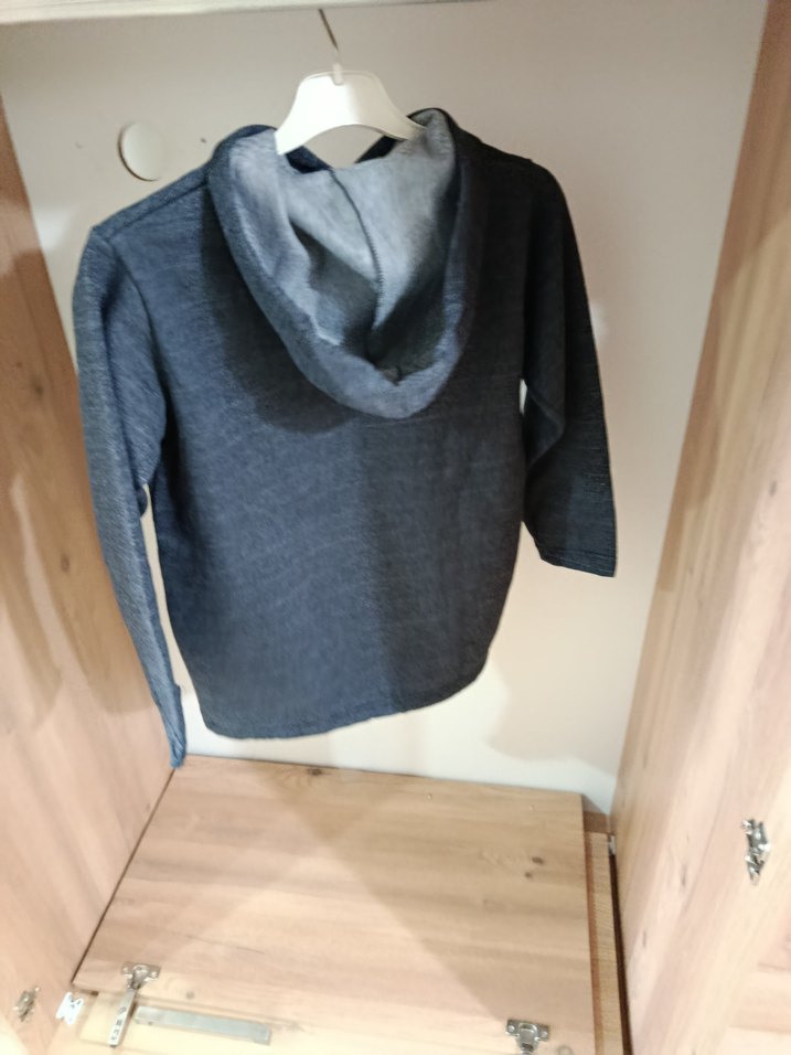 Erkek Çocuk Gri Denim Sweatshirt - Görsel 2