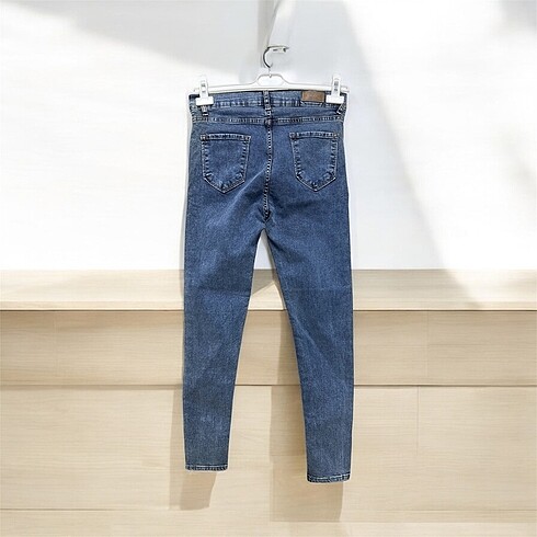 32 Beden mavi Renk Bayan kot pantalon