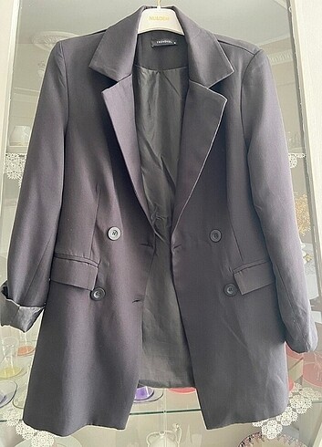 38 Beden siyah Renk Blazer ceket