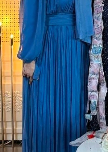 Mavi Kadın abiye - Görsel 2