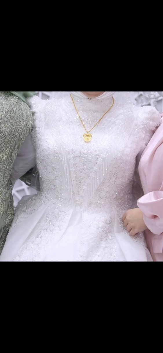 Klasik Beyaz Prenses Gelinlik - Görsel 5