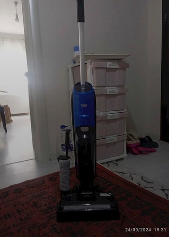 Beko HydroTrio SD 5341 Şarjlı Mavi Süpürge - Görsel 2
