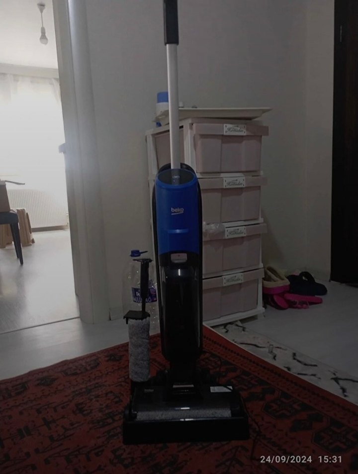 Beko HydroTrio SD 5341 Şarjlı Mavi Süpürge - Görsel 2