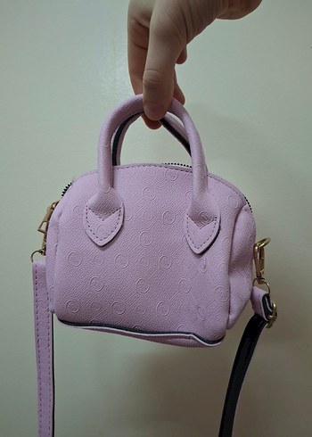 Pembe Minimalist Deri Kadın El Çantası - Görsel 3