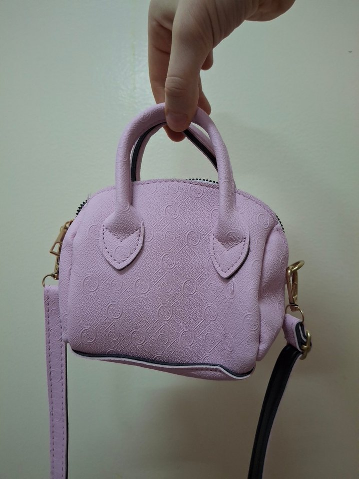 Pembe Minimalist Deri Kadın El Çantası - Görsel 3