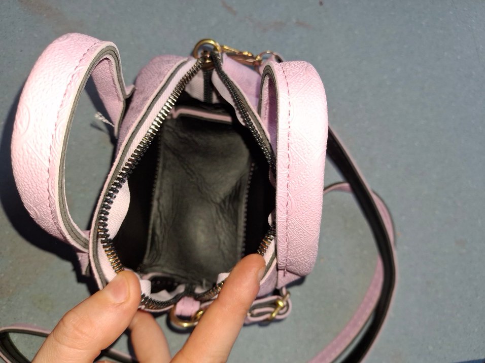 Pembe Minimalist Deri Kadın El Çantası - Görsel 4