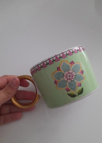 Altın Saplı Dekoratif Çay Fincanları - Görsel 3