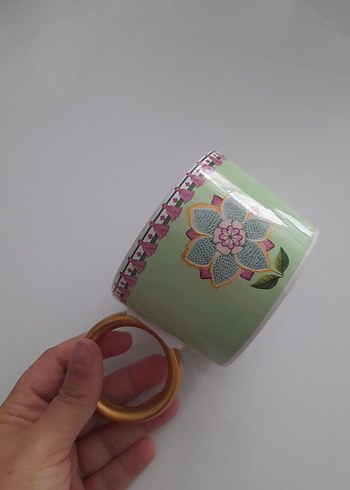 Altın Saplı Dekoratif Çay Fincanları - Görsel 2