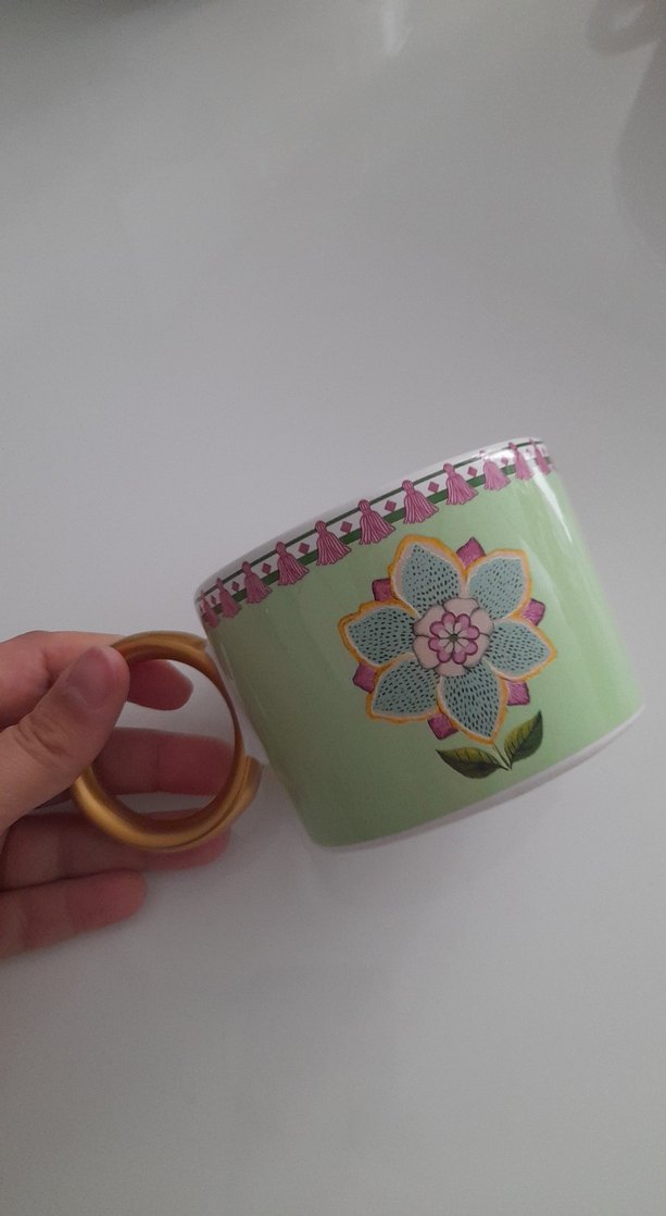 Altın Saplı Dekoratif Çay Fincanları - Görsel 3