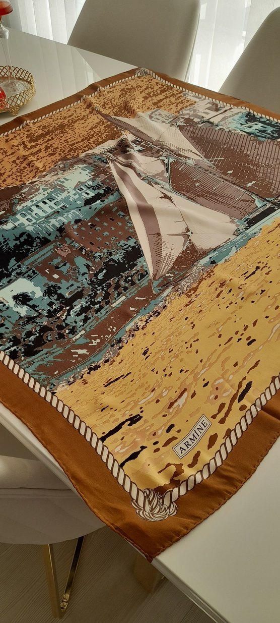 Armine ipek eşarp - Görsel 3