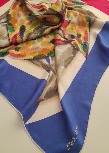 silk home tivil ipek eşarp - Görsel 6