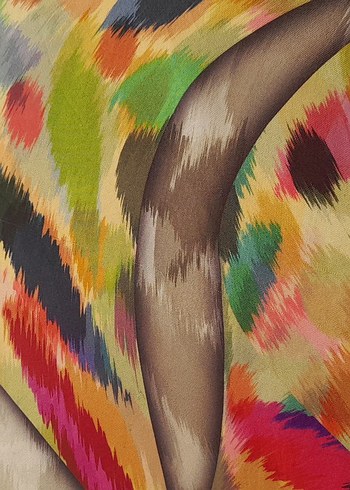 silk home tivil ipek eşarp - Görsel 5