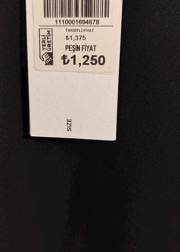 BAGGY KALIN KUMAS M BEDEN PANTOLON - Görsel 3