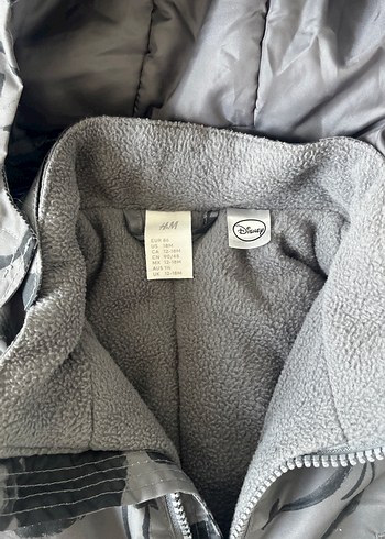 H&M Gri Baskılı Bebek  Kar Tulumu - Görsel 2