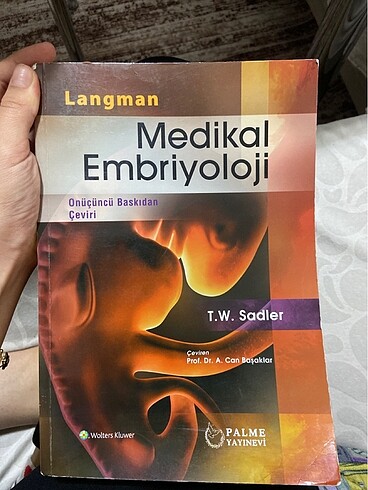 Langman Embriyoloji kitabı 13.Baskı