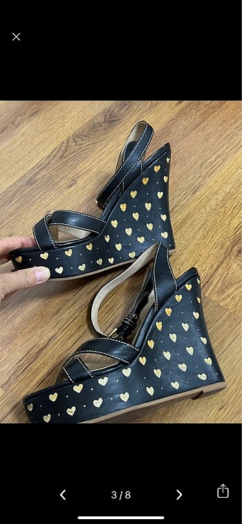 38 Beden Love moschino sandalet yeni
