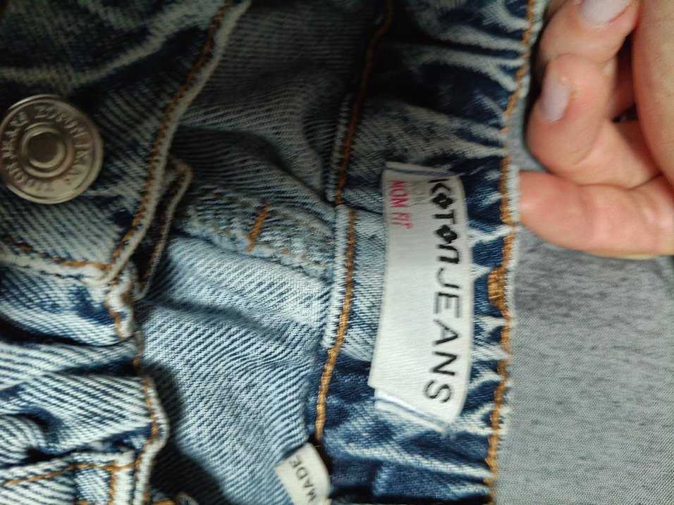 Kom Jean koton Kadın Kot Pantolon - Görsel 2