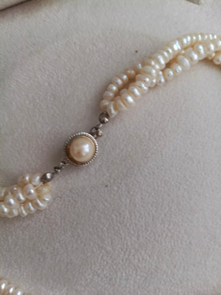 gerçek inci 3 sıralı kolye kutusuyla gonderilecektir - Görsel 2