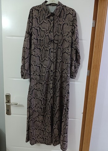 Kadın uzun kollu gömlek elbise