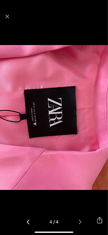 s Beden pembe Renk Zara blazer ceket