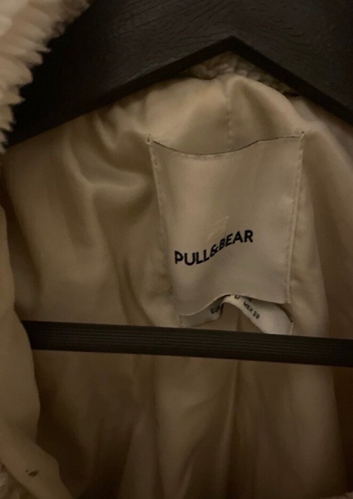 Bej Peluş Detaylı Rahat Kesim Kadın Ceket - Görsel 4