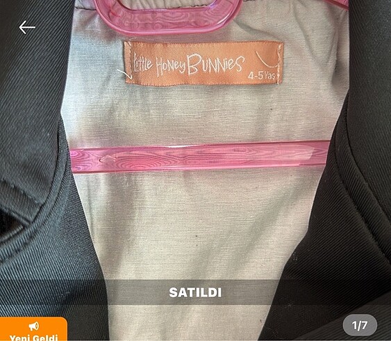 Little honey siyah ceket