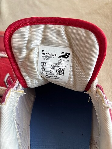 43 Beden Unisex new balance spor ayakkabı