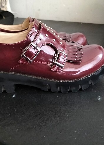 31 Beden Bordo kız çocuk ayakkabı 